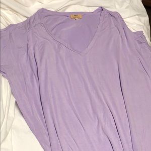 L light purple piko top